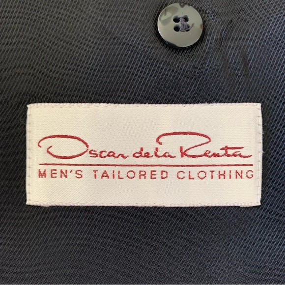 Oscar De La Renta Black Wool & Cashmere Blazer - Picture 10 of 11